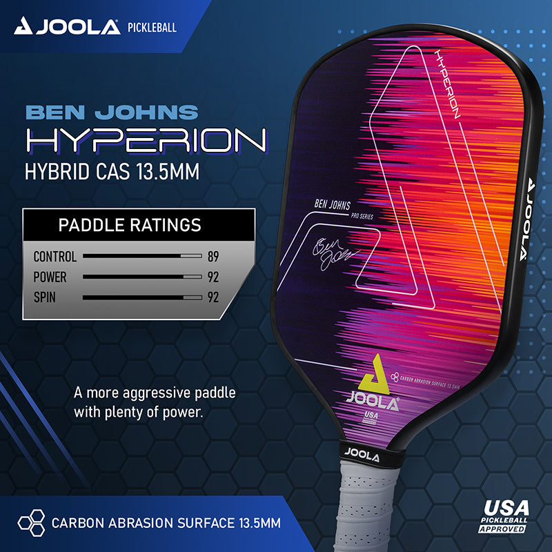 Joola Ben Johns Hyperion CAS 13.5mm Pickleball Paddle