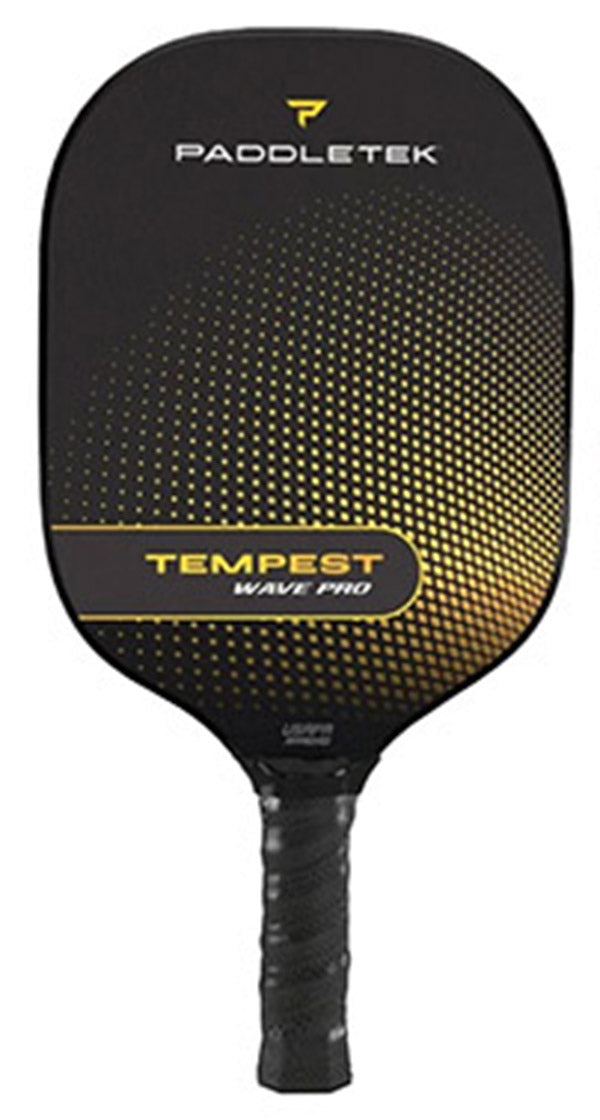 Paddletek Tempest Wave Pro Pickleball Paddle -Standard  -Yellow
