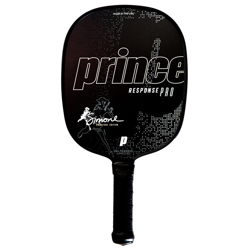 Prince Response Pro Simone Jardim Standard Grip Pickleball Paddle -Black