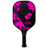 Vulcan V540 Hybrid Pickleball Paddle -Pink Splatter