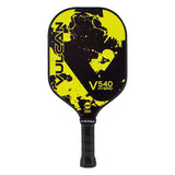 Vulcan V540 Hybrid Pickleball Paddle -Yellow Splatter